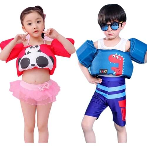 Life Vest Pudcoco Baby Boys Girls Cartoon Toddler Float Surfing Swimming Ring Pool Infant Kid Swimming Life Buoyancy PVC