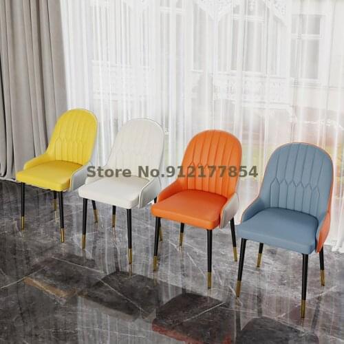 European style light luxury dining chair back chair hotel chair dining table and chair desk office chair manicure makeup compute
