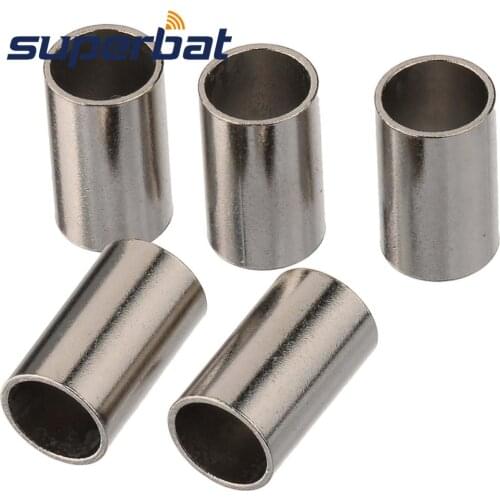 Superbat 100pcs Crimp Sleeve Ferrule Pleated Tube Pipe for KSR240 KSR200 Cable Connector