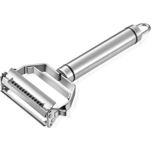 Three-in-one Multifunction Practical Kitchen Peeler Knife Double Side Gadget Vegetable Fruit Parer Slicer Cutter Shredder