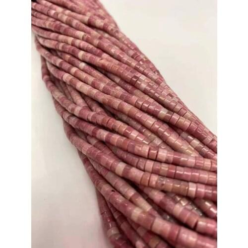 AAAAA natural redstone cutting Angle 2x3mm2x4mm DIY jewelry boutique crystal length 38cm