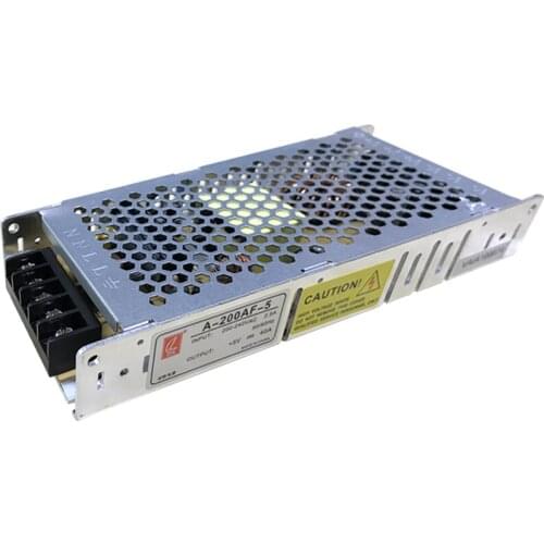 Ultrathin 5V/40A/200W switch mode power for led display;100-120V/200-240V input