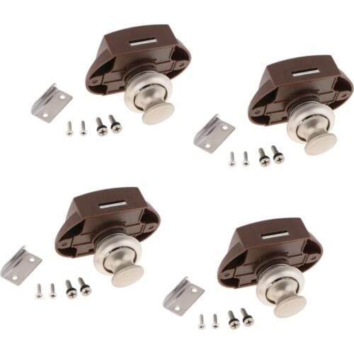 4x RV Paddle Door Lock Latch for storage Handle Knob Deadbolt Camper Trailer