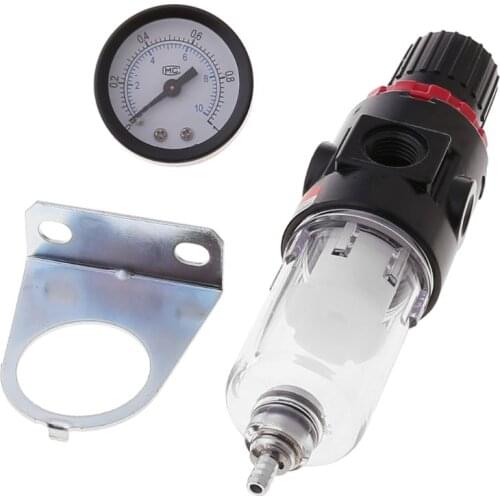 1Set AFR-2000 Airbrush Compressor Pressure Regulator Water Trap Filter Water Moisture Gauge