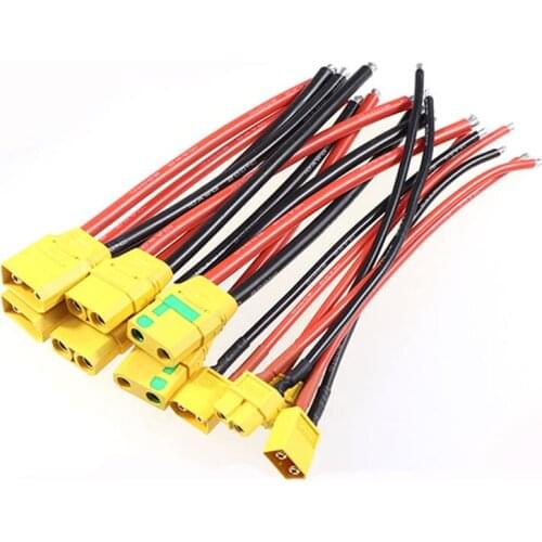 5pcs/lots Amass XT60/XT90/XT90S with wire anti-ignition plug HM plant protection machine breakout board main line plug