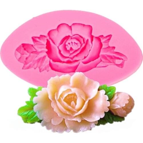 6.6cm Single Mini Flower Fondant Mold DIY Craft Silicone Mold Silicone Candy Mini Mold Craft Mold