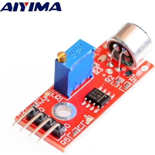 AIYIMA 1Pc Mini Jack 3MM High Sensitivity Microphone Sensor Module Microfono Amplifier Module DIY For Smartphone Microphone