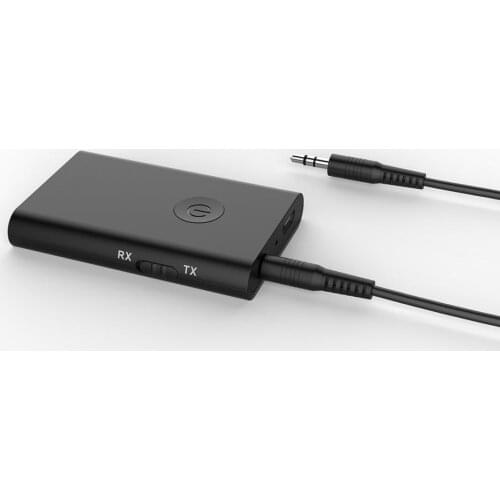 Aptx Low Latency A2DP Stereo Audio Transmitter Receiver 2-in-1 Wireless Music Adapter for Home TV Tablet PC Laptop Bluetooth 5.0