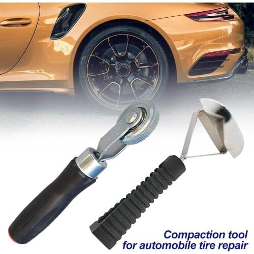 Auto Tyre Puncture Repair Tools Car Patch Ball Bearing Roller Stitcher Liner Scraper