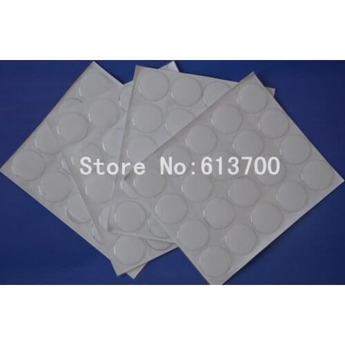 Free Shipping 10000 Pcs 1 Inch Clear Epoxy Adhesive 3D Dome circle stickers Epoxy Domes Resin Stickers For DIY Jewelry