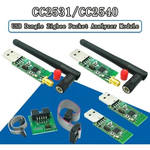 Wireless Zigbee CC2531 CC2540 Sniffer Bare Board Packet Protocol Analyzer Module USB Programming Interface Dongle Capture Packet