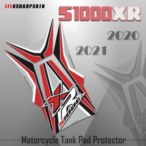 For BMW S1000XR 2020-2021 s 1000 xr 3D Gel Motorcycle Fuel Tank Pad Sticker Tank Fishbone Protective Decals protection