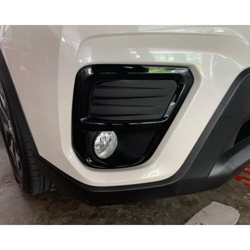 For Subaru Forester SK/Limited 2019 2020 2021 5th Ge Backing Black Front Fog Light Lamp Bumper Foglight Cover Trim Car Styling