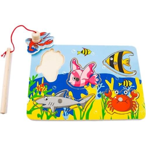 Montessori 3 d Wooden shadow puzzle baby clapper educational toy Wooden brain intelligence learning music toy gift J0697