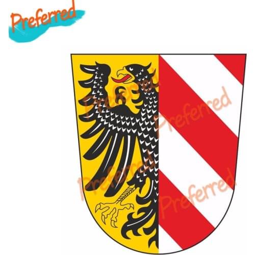 Creative Funny Styling Nurnberg Coat of Arms Decal Motocross Racing Laptop Helmet Trunk Wall Vinyl Car Sticker Die Cutting
