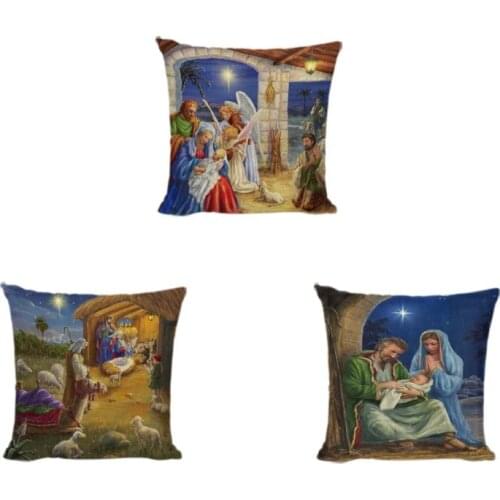 Cushion Cover World Famous Oil Painting Retro Style Home Decor Living Room Study Garden Headboard High Quality Throw Pillow Case