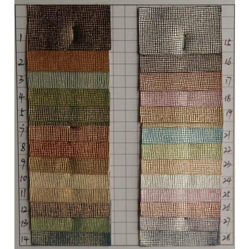 Wholesale metallic cross texture grain synthetic PVC leather fabric material