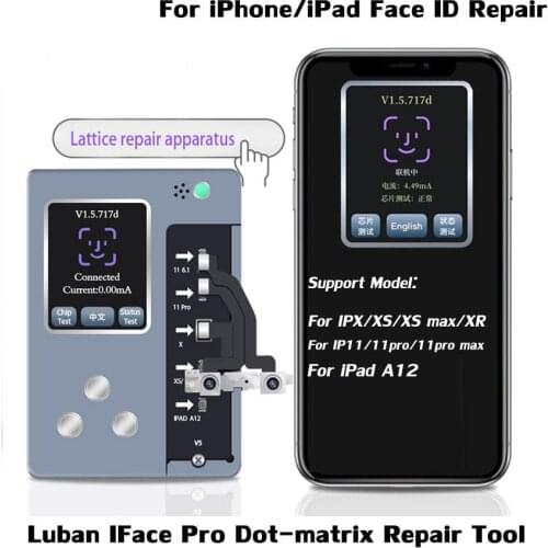 Luban IFace Pro Dot-matrix Repair Tool Dot-matrix Front Camera Tester for iPhone and iPad Face ID Read And Write Repair tool
