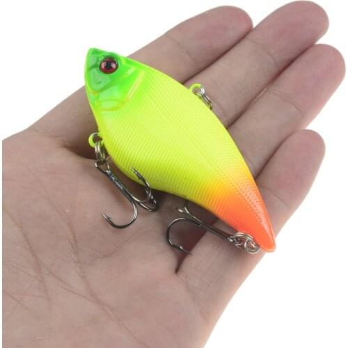 1pcs Sinking VIB Fishing Lures 7cm 16g Hard Artificial Plastic VIB Bait Crankbait Fishing Wobblers Winter Ice Fishing Tackle