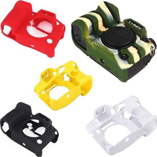 Top Texture Design Rubber Silicon Case Body Cover Protector Frame Skin for Panasonic Lumix G9 Camera Soft