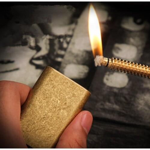 ZORRO Plug-in screw Kerosene gasoline petroleum oil cigarette lighter Personality Retro reusable match Outdoor wine pot igniter