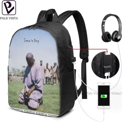 Kanye West Jesus Is King Backpack Jesus Is King Backpacks Teenage Print Bag Men - Women High quality Bags