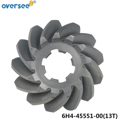 6H4-45551 Pinion Gear For Yamaha Outboard Motor 3 Cyl 40HP 50HP;13T;6H4-45551-00