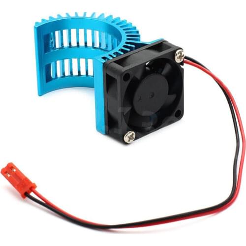 Aluminum Alloy Electric Motor Heatsink Proof Cover Heat Sink and Cooling Fan For 540 550 Motor 7014 For RC Model Car