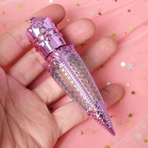 1pc 3ml Lip Gloss Tube Empty Purple Radish Plastic Refillable Bottle Diy Cosmetic Wand Lipgloss Women Makeup Packaging Container
