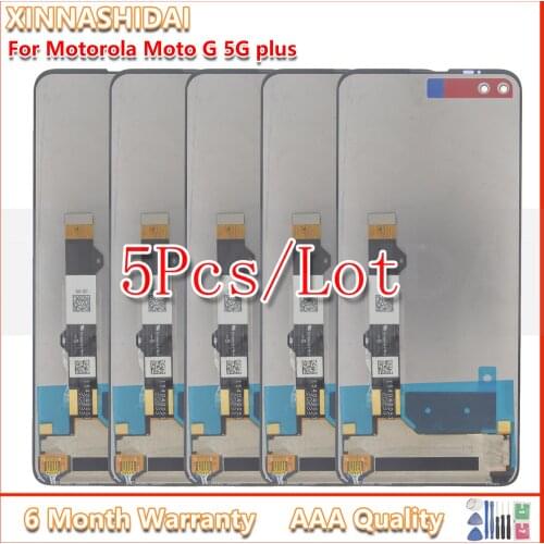 5 Pcs LCD Display For Motorola Moto G 5G Plus LCD Display Touch Screen Assembly Replacement For Moto G 5G Plus