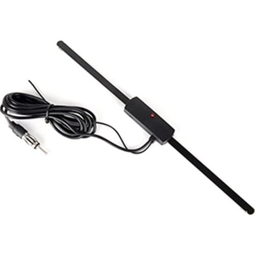 Car Antenna Hot Sale Booster Electronic FM/AM Radio Windshield Mount 12V Black Drop Shipping Auto External Accessories Outdoor