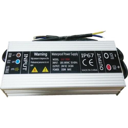 FREE DHL 20pcs/lot 350W 300W DC12V/DC24V LED Power Supply for LED light,Input 110V~260V P67 waterproof power