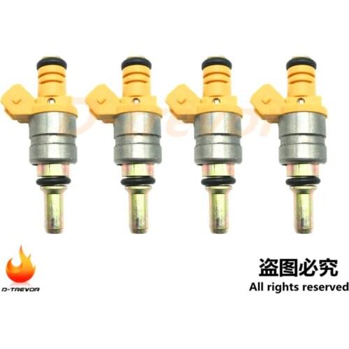 4Pcs 0K30E-13250 Fuel Injectors For 2001-2005 Kia Rio 1.5/1.6L I4 0K30E13250