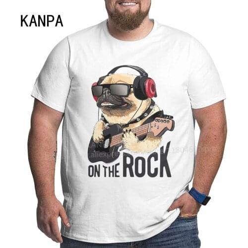 DJ Bear White Cotton T Shirts Plus Size Men Summer 2021 Fashion Top Clothes Daily Wear Sweatshirt Short Sleeves Clothing