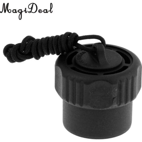 MagiDeal Lightweight Scuba Diving First 1st Stage DIN Regulator Tank Valve Threaded Dust Plug Cap for Snorkeling Water Sports
