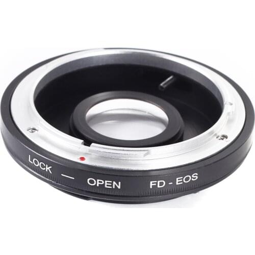 FD/FL to Canon EF 70D 7D 5DIII 750D 700D 1200D Mount Adapter w/Glass+ Caps