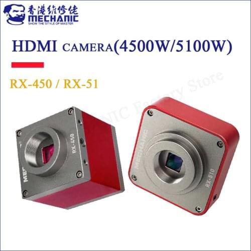 MECHANIC 4500 Million HD Microscope Camera RX-450 RX-510 HDMI Input Digital Simultaneous Microscope Camera for Phone Repair