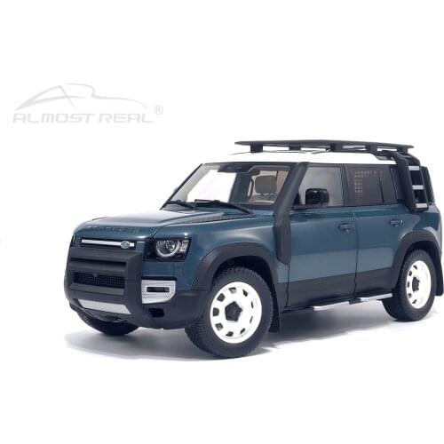 1/18 Almost Real For 2020 Land Rover Defender 110 90 Diecast CAR MODEL TOYS Boys Girls Collection Green/Blue/White Metal,Plastic