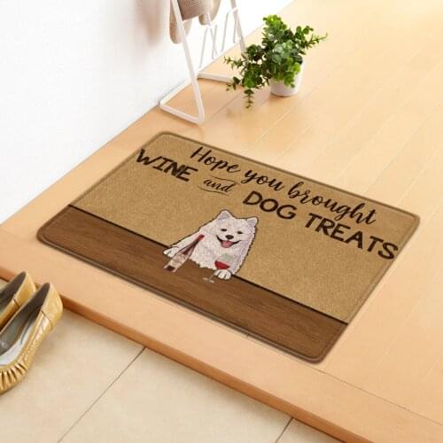 Cartoon Welcome Entrance Doormats For Living Room Bedroom Carpets Home Hallway Non-Slip Rugs Soft Flannel Kitchen Bath Floor Mat