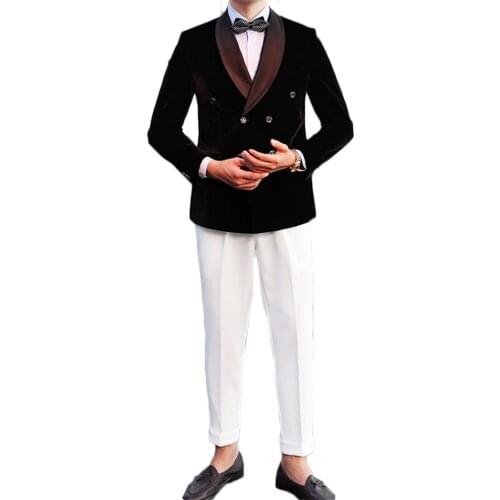 High Quality Japan Style Mens Tuxedos Classic Vintage Men Party Prom Evening Coat Jacket One Piece