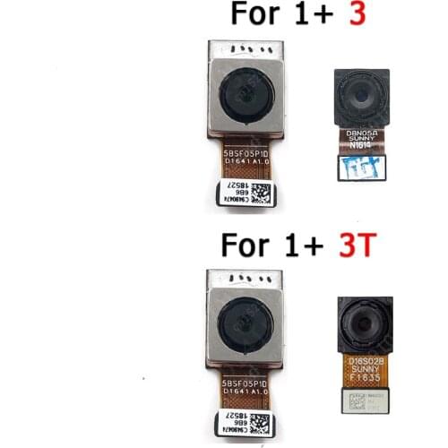 Original Rear Front Camera For OnePlus 3T One Plus 3 T Small Back Selfie Backside Frontal Facing Camera Module Spare Parts