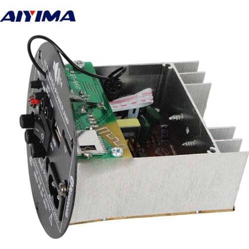 AIYIMA 30W Bluetooth Amplifier Board 12V 220V Mono Subwoofer Amplifier Support TF USB FM For 5-10inch Bass Speaker DIY