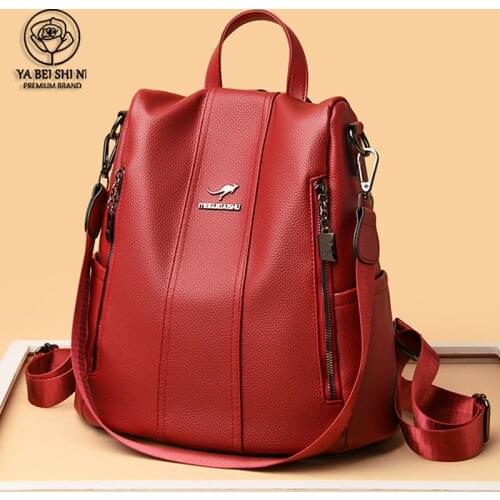 Womens Luxury Designer Brand Casual Female Large Sac Travel Ladies Bagpack New Women Back Pack Soft Backpack For Teenage Girls