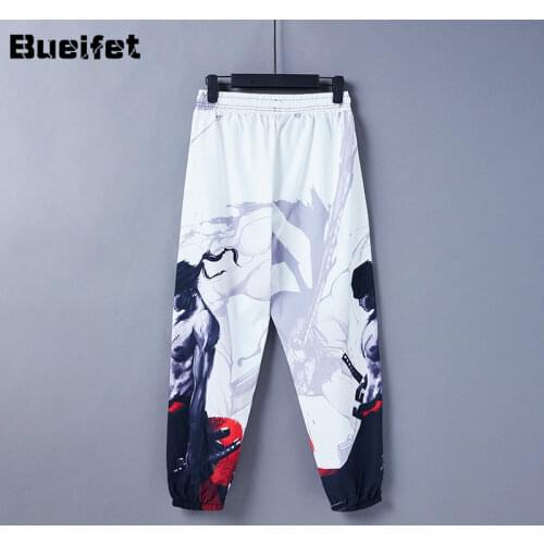 Man Woman Wide Leg Pants Japanese Style Harajuku Leisure Loose Harem Trousers Summer Beach Outfits Chinese Streetwear Costume