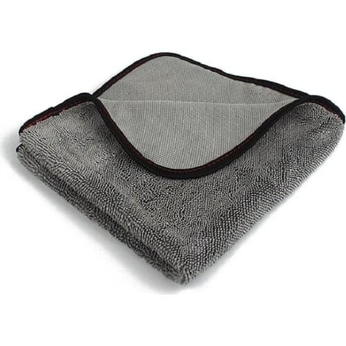 Twist Pile 600 GSM Microfiber Quick Drying Super Absorbent Towel Scratch Free Car Care Cleaning Cloth Lint-Free Wash Rag