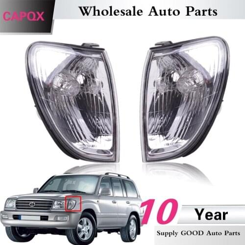 CAPQX Corner Lamp Front Turn Signal Light FOR 98-05 LAND CRUISER 100 HDJ100 HDJ101 HZJ105 FZJ100 OEM# 81521-60360 81511-60490