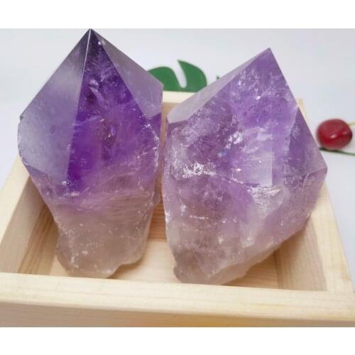 High Quality Natural Amethyst StoneTough Crystal Point Mineral Nordic Shelf Reki Healing Gemstone Home Decoracion DIY Gift
