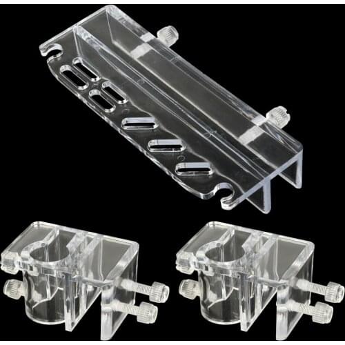 High Quality Acrylic Aquarium Plant Tweezer Scissor with 2pcs Aquarium Clamp Lily Pipe Acrylic Fixture Holder for Aquatic Plant