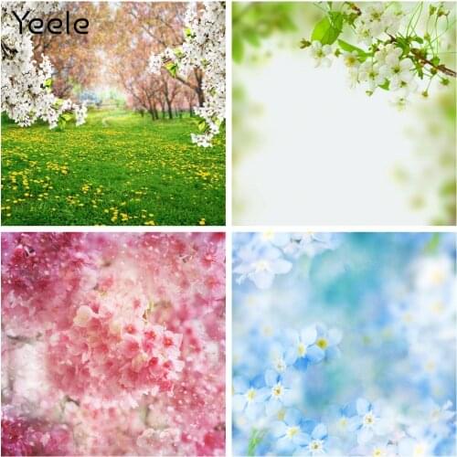 Yeele Green Dot Light Bokeh Wooden Floor Baby Child Portrait Photo Backgrounds Customized Photography Backdrops For Photo Studio