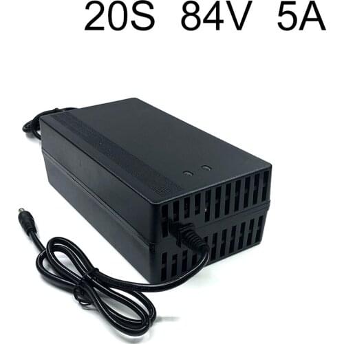 84V 5A charger 18650 20 Series 20S Li-ion battery charger Electric vehicles dedicated 72V 5A Polymer